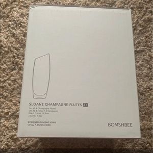 Bombshee champagne flutes